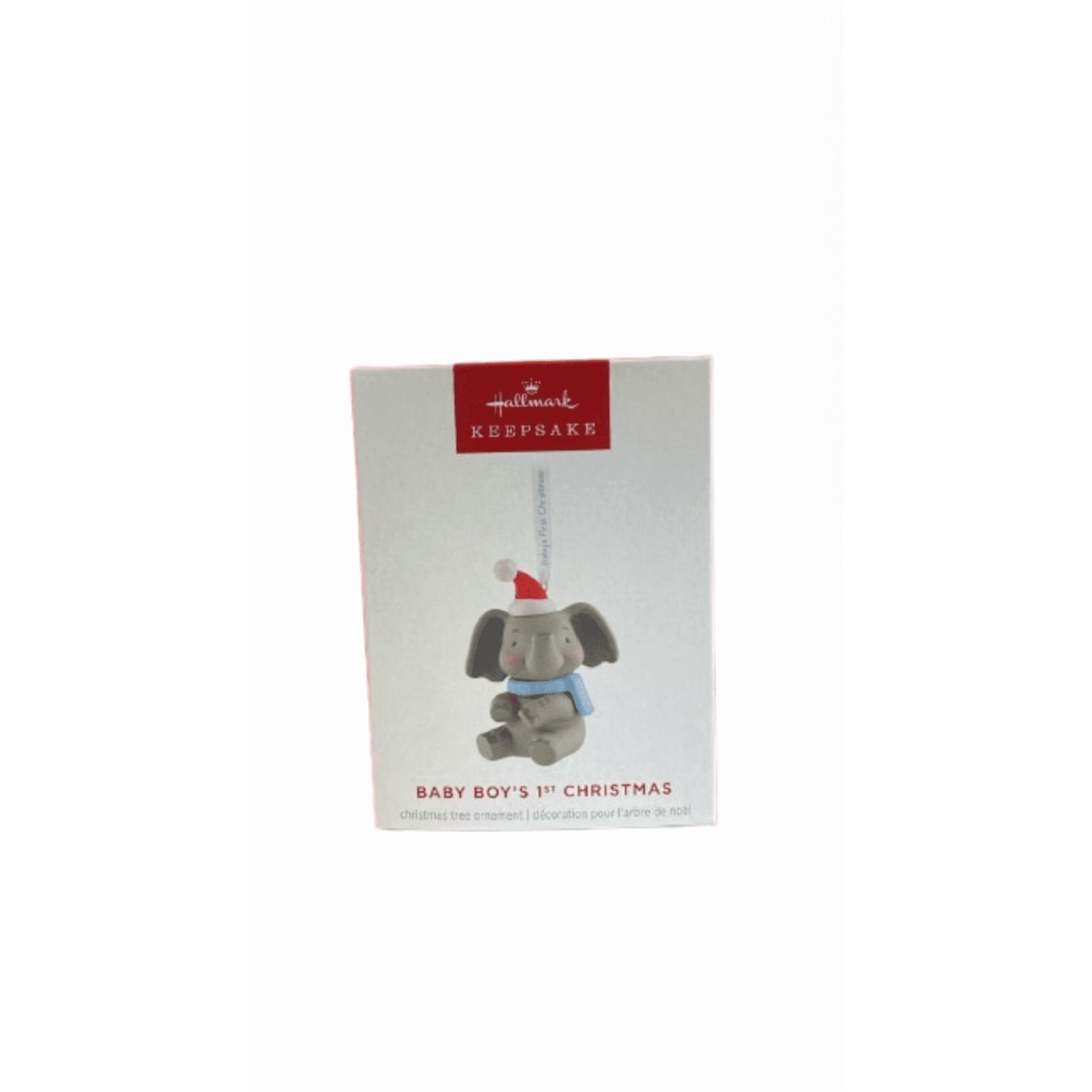Hallmark 2025 Keepsake Baby Boy's First Christmas Elephant Ornament New with Box
