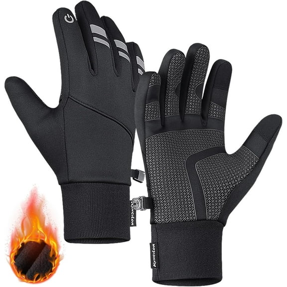Jtbuh XLY Winter Warm Gloves for Men Women - Windproof and Waterproof Thermal with Touchscreen Fingers for Cold Weather Outdoor Work, Cycling, Biking, Driving, Hiking, Running