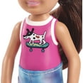 thumbnail image 4 of Barbie Chelsea Small Doll with Blonde Hair in Ponytail Wearing Removable Skirt & Shoes, 4 of 7