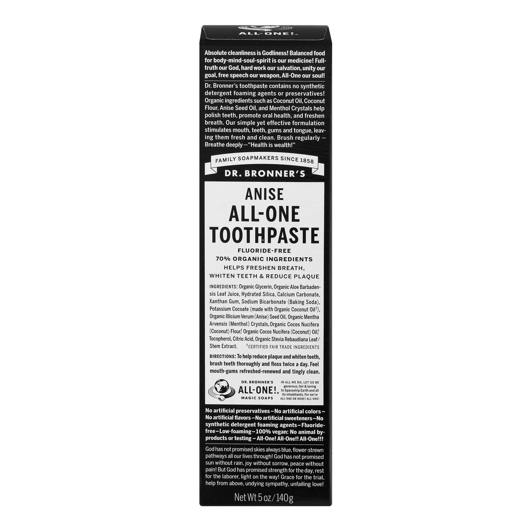 AllOne Toothpaste Anise, 5.0 OZ