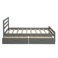 thumbnail image 4 of Twin size Gray Low Profile 2 Drawer Storage Platform Bed, 4 of 5