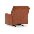 thumbnail image 4 of Avie Rocker Recliner Chair, Gentle Motion, Burnt Orange Polyester, 4 of 5