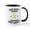 White/Black Inside, variant on - Army Red Shirt Friday - 11 oz Ceramic Mug - Novelty Coffee Tea Cup