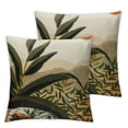 thumbnail image 2 of Acheng Boho Lumbar Throw Pillow Covers Tufted Abstract Mid Century Modern Pillowcases Bohemian Aesthetic Decorative Pillows for Couch Bed Sofa Living Room,2 Pcs (Green and Black) White, 2 of 6