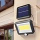 thumbnail image 3 of Luz de pared de inducción solar dividida, luz IP65 a prueba de agua, luces de inundación de seguridad solar ajustables para jardín, garaje, camino, patio, césped, balcón Adepaton 2035753-2, 3 of 8