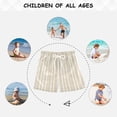 thumbnail image 6 of FORMRS Boys Swim Trunks Quick Dry Mesh Lining Beach Boardshorts, Sizes XS-XL, Soft Brown Abstract Pattern, 6 of 7