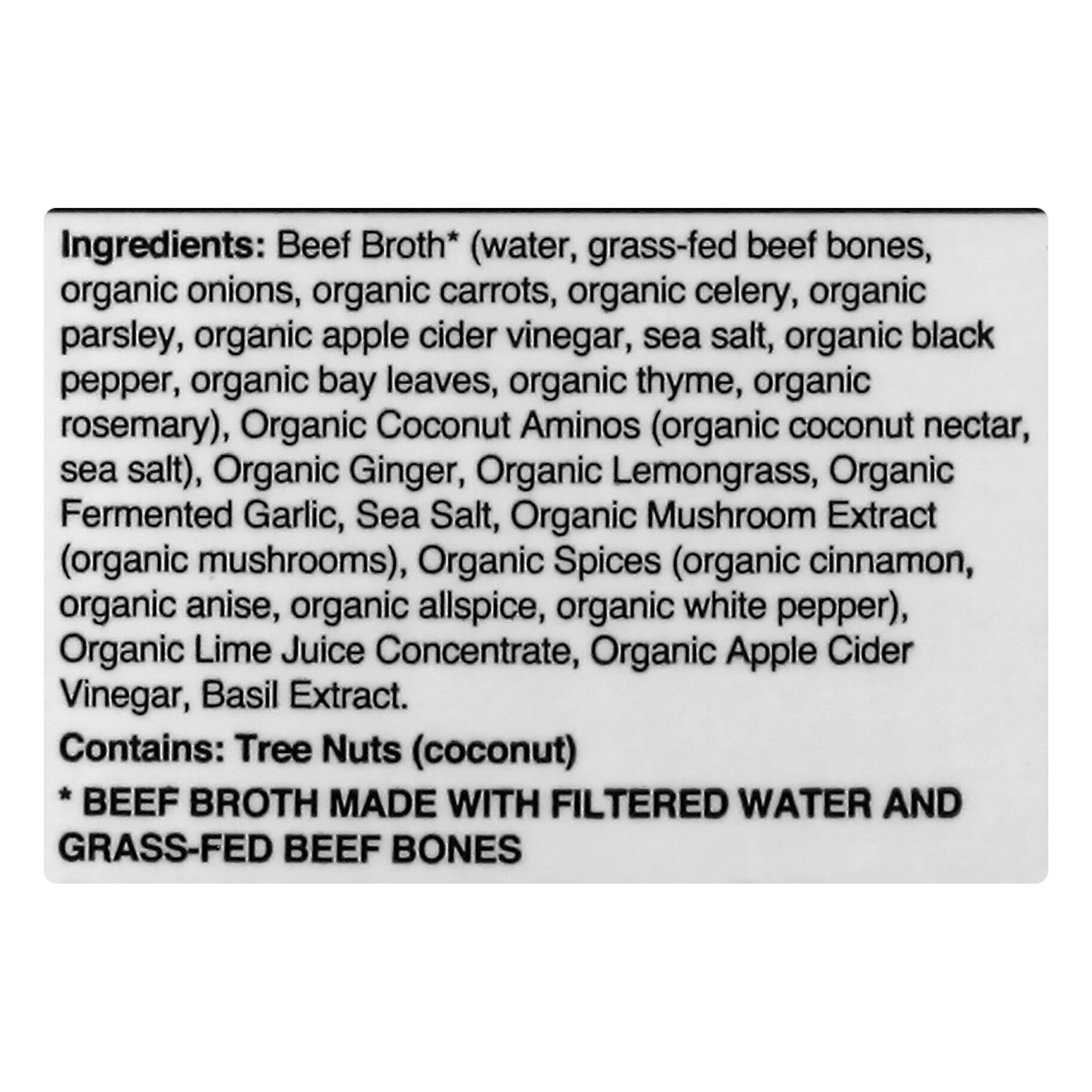 6 Pack: Lemongrass Bone Broth 16oz