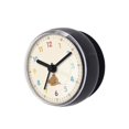 thumbnail image 2 of Reloj de ducha con ventosa, moderno, adorable, silencioso, fácil de leer, resistente al agua, para el hogar, cocina, el refrigerador y el inodoro. DPL1156 negro gris, 2 of 8