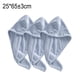 thumbnail image 2 of Bolsa de toalla de microfibra para el cabello: paquete de 3 toallitas para el cabello de secado rápido, toallitas para el cabello para hombres y mujeres, 2 of 5