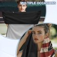 thumbnail image 6 of FOR U DESIGNS American Flag Deer Print Car Seat Towel Cover Easy to Install, 61x31 Inches Universal Fit Front Seat Protector, Multi-Purpose Towel for Outdoor Sport, Yoga, and Gym Activities, 2 Pack, 6 of 7
