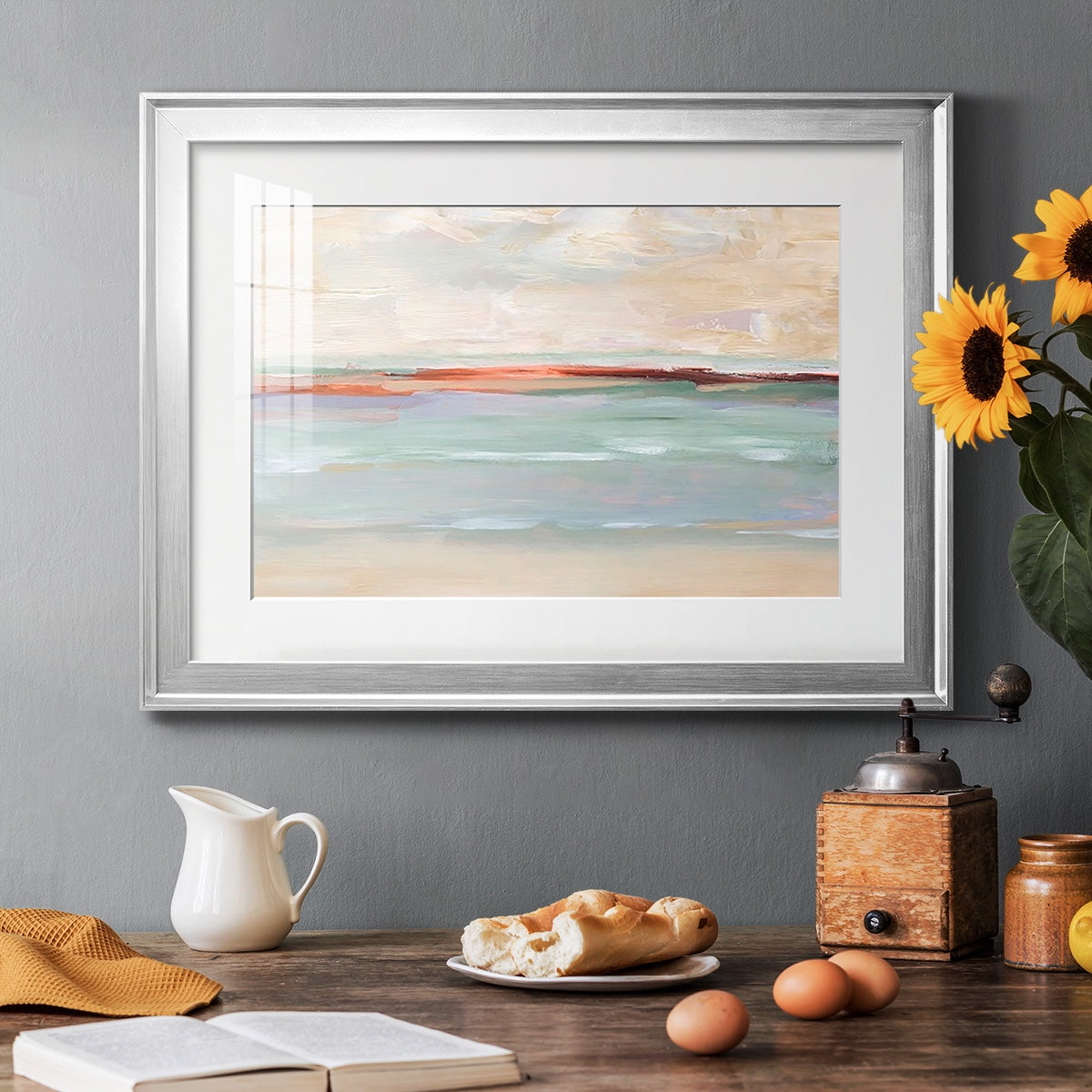 Sienna Horizon I Premium Framed Print - Ready to Hang