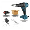 thumbnail image 2 of Electric Rivet Gun Brushess Automatic Cordless Rivet Nut Gun Drill Insert Riveting Tool High-power Tool With Battery Kit ,More Helpful and Safe, 2 of 6