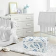 thumbnail image 4 of Botanical Blue Leaf Storage Fabric Toy Box by Sweet Jojo Designs, 4 of 4