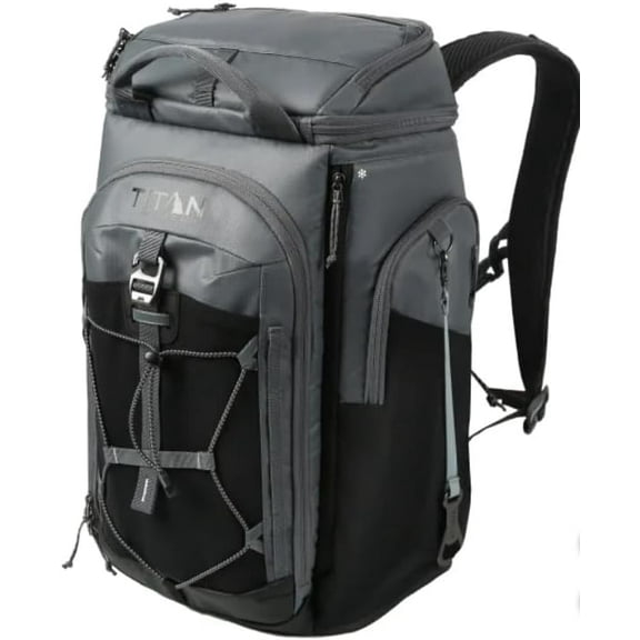 26 CANS Titan by Arctic-Zone Super Foam and Leak Proof Backpack Cooler - Ultimate Grey