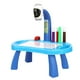 thumbnail image 3 of Juego de juguetes educativos de dibujo y pintura, proyector, tableta de escritorio, juguete de aprendizaje, herramienta de regalo (azul), 3 of 14