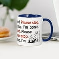 thumbnail image 4 of CafePress - 2 Pleasestop_Mug_Multi Trans Mugs - 11 oz Ceramic Mug - Novelty Coffee Tea Cup, 4 of 6