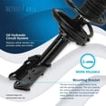 thumbnail image 5 of Detroit Axle - 12PC Front Struts & Coil Springs Lower Control Arms Sway Bars Inner Outer Tie Rods w/Rack Boots for 2000-2005 Toyota Echo, 5 of 9