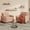 Pink, variant on Space-Saving 3-in-1 Sleeper Chair, AIHO Convertible Armchair in Linen for Living Room, Study & Guest Room, Gray