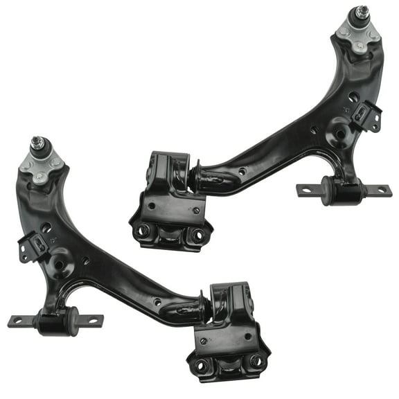 TRQ Front Lower Control Arm w/ Ball Joint Bushing Mounting Bracket Pair for CR-V PSA62126