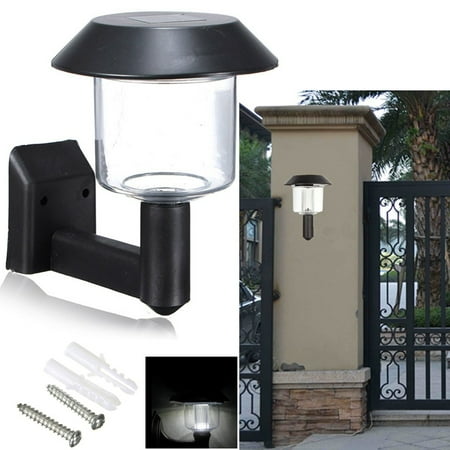 Waterproof Led Solar Power Wall Mount Outdoor Landscape Garden Yard Departments