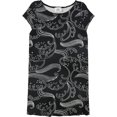thumbnail image 1 of A-Line Robe A-Line 2 Tons pour Femmes, Noir, Petite, PS, 1 of 1