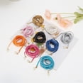 thumbnail image 6 of Unique Bargains Stylish Pearl Braiding Woven Rope Belt for Fashionable Outfits 1 Pc Orange, 6 of 6