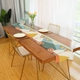 thumbnail image 2 of Yayeee Table Runner 70 inches Long Home Kitchen Dinning Party Decoration, Beige Glasses, 2 of 7