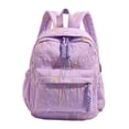 thumbnail image 2 of Mochila para niños con correa acolchada, gran capacidad, para primaria, para hombres, mujeres y adolescentes Púrpura, 2 of 8
