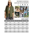 thumbnail image 7 of liyiyiyia Long Sleeve Fishing Shirts Women UPF Uv Sun Protection Shirts for Casual Work Safari Travel Cool Quick Dry Blouse, 7 of 7