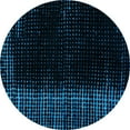 thumbnail image 1 of Ahgly Company Indoor Round Abstract Light Blue Modern Area Rugs, 5' Round, 1 of 4
