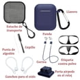 thumbnail image 2 of Funda y kit de accesorios 9 en 1 para Airpods 2 o 1 azul marino Gadget Collection Mx FKAA2-01, 2 of 8