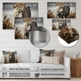 thumbnail image 4 of Designart "Portrait of a Sleek Cheetah" Animals Metal Wall Decor, 4 of 5
