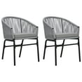 thumbnail image 1 of vidaXL Chaises de Jardin 2 Pcs Anthracite PE Rattan, 1 of 5