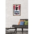 thumbnail image 2 of Marvel Falcon and Winter Soldier - Falcon Illustration Wall Poster, 14.725" x 22.375", Framed, 2 of 3