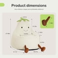 thumbnail image 6 of MAYEERTY Children's Bean Bag Chair Artificial Rabbit Fur Cover Filled Toddler Teen Sofa, 6 of 6