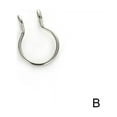 thumbnail image 1 of Fake Piercing Nose Nose Piercing Hoop Septum Jewelry J9Y2 Jewelry / QFD, 1 of 9