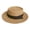 Black, variant on jiaxiM Straw Fedora Hats for Men Women Lightweight Straw Panama Sun Hat Wide Brim French Style for Beach Outdoor Wear
