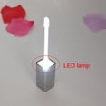 thumbnail image 4 of 2 Tubos Vacíos De Brillo Labial De 7 Ml, Recipiente Para Labios Con Espejo Y Luz LED Transparente + Plateado, 4 of 8