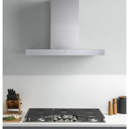 GE - 36" Convertible Range Hood - Black Stainless Steel