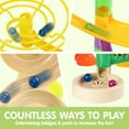 thumbnail image 6 of 236Pcs Glowing Marble Run with Motorized Elevator- Construction Building Blocks Toys with 30 Glow in The Dark Plastic Marbles, STEM Gifts for Boys and Girls, 6 of 7
