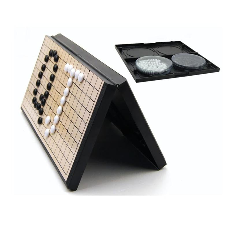 Go Bang Game Foldable Board Chess Magnetic Stones WeiQi Full Set Puzzle Toys 