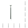 thumbnail image 3 of Naiovety Modelo de lámpara de vía férrea al aire libre tamaño mini LED farola de metal patios escalera farolas verde arquitectónico (luz Verde (Luz Cálida) 10piezas, 3 of 6