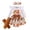 White, variant on Quealent Baby Girl My First Thanksgiving Outfit Turkey Romper Ruffle Layered Shorts Headband Socks Cute Fall Clothes (White, 9-12 Months)