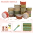 thumbnail image 3 of Uxcell Braided Cord, Metallic Bracelet Knotting Macrame Cord Braiding Beading Thread Twine Rope for String Knitting DIY Jewelry Making Plant Wall Hanger Red, 3 of 7
