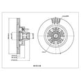 thumbnail image 1 of [Front Drill&Slot Brake Rotors Ceramic Pads] Fit 01-03 Ford Explorer Sport RWD, 1 of 2