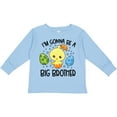 thumbnail image 3 of Inktastic Easter I'm Gonna Be a Big Brother with Green and Blue Eggs Boys Long Sleeve Toddler T-Shirt, 3 of 5