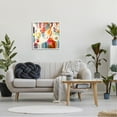 thumbnail image 2 of Modern Mixed Shapes Assortment Abstract Painting White Framed Art Print Wall Art, 2 of 7