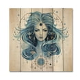 thumbnail image 3 of Designart "Insights of the Zodiac I" Astrology Print on Natural Pine Wood, 3 of 5