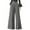 Gray, variant on VONDA Women's High Waist Wide Leg Long Straight Pants Trousers