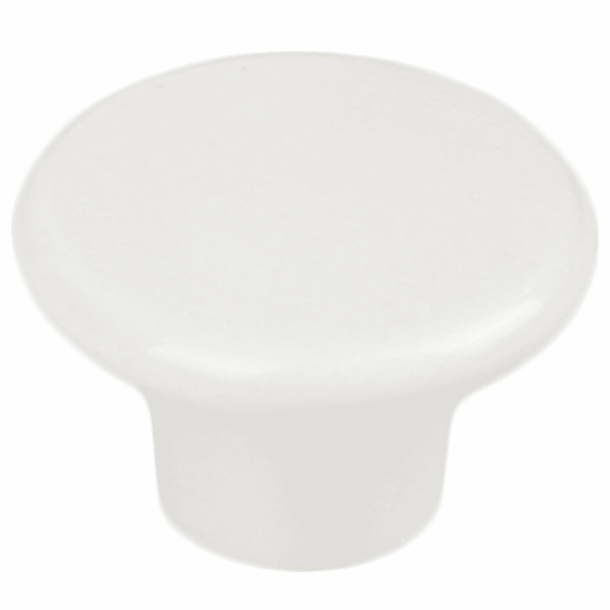 (2 pack) Mainstays White Round Mushroom Knob, Plastic, 10 pack